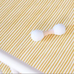 Pehr Organic Striped Crib Sheet